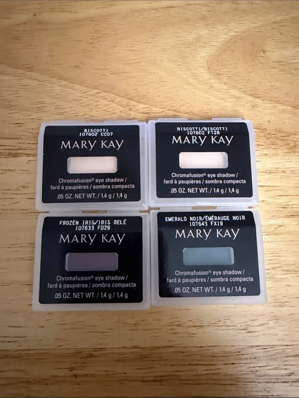 Lot of 4 Mary Kay Chromafusion Eyeshadow Singles